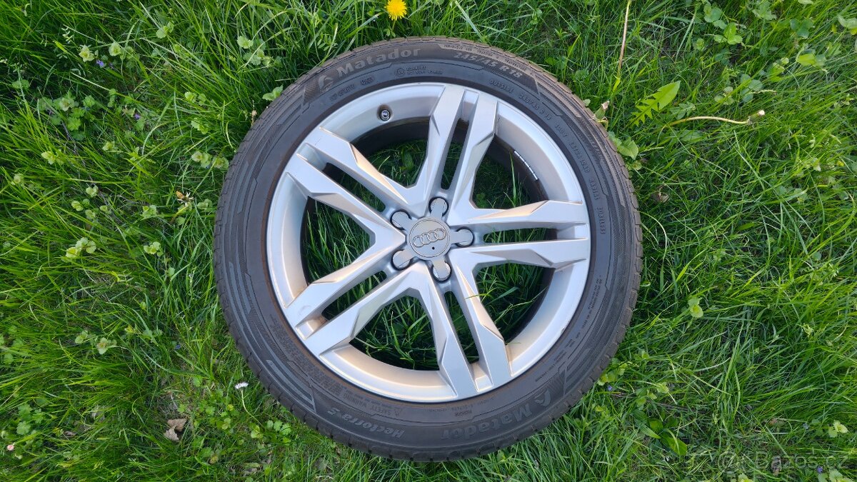 Prodám 4x orig.Audi Al.kola 18" + pneu Matador Hectorra 5