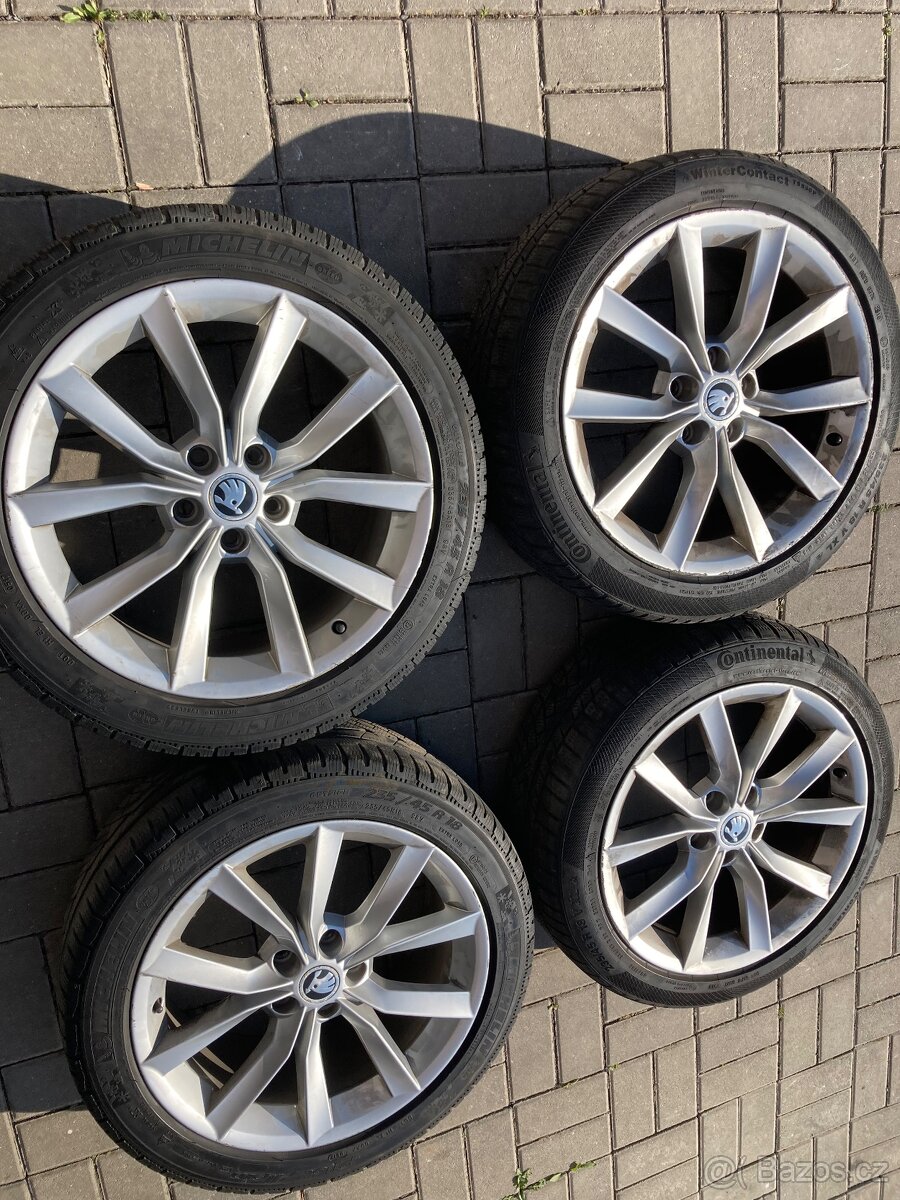 Zimní al kola MODUS 18” originál Škoda Superb III