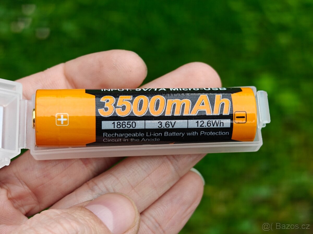 USB baterie Fenix 18650 3500 mAh (Li-ion)
