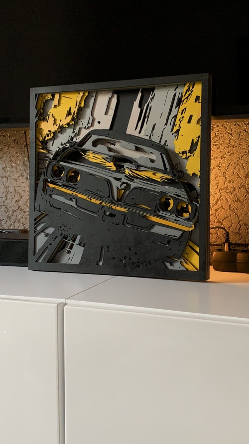 3D obraz auta Pontiac Firebird