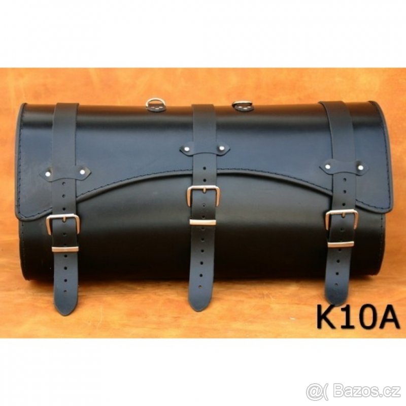 Kožený kufr - válec na chopper 60cm typ 10A,B,C