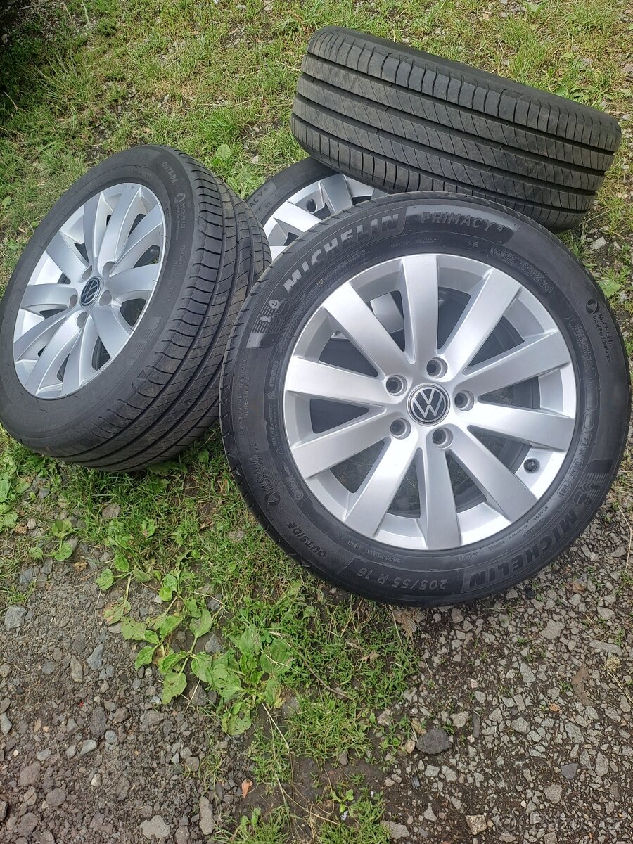 Alu kola 5x112 originál VW 205/55 R16
