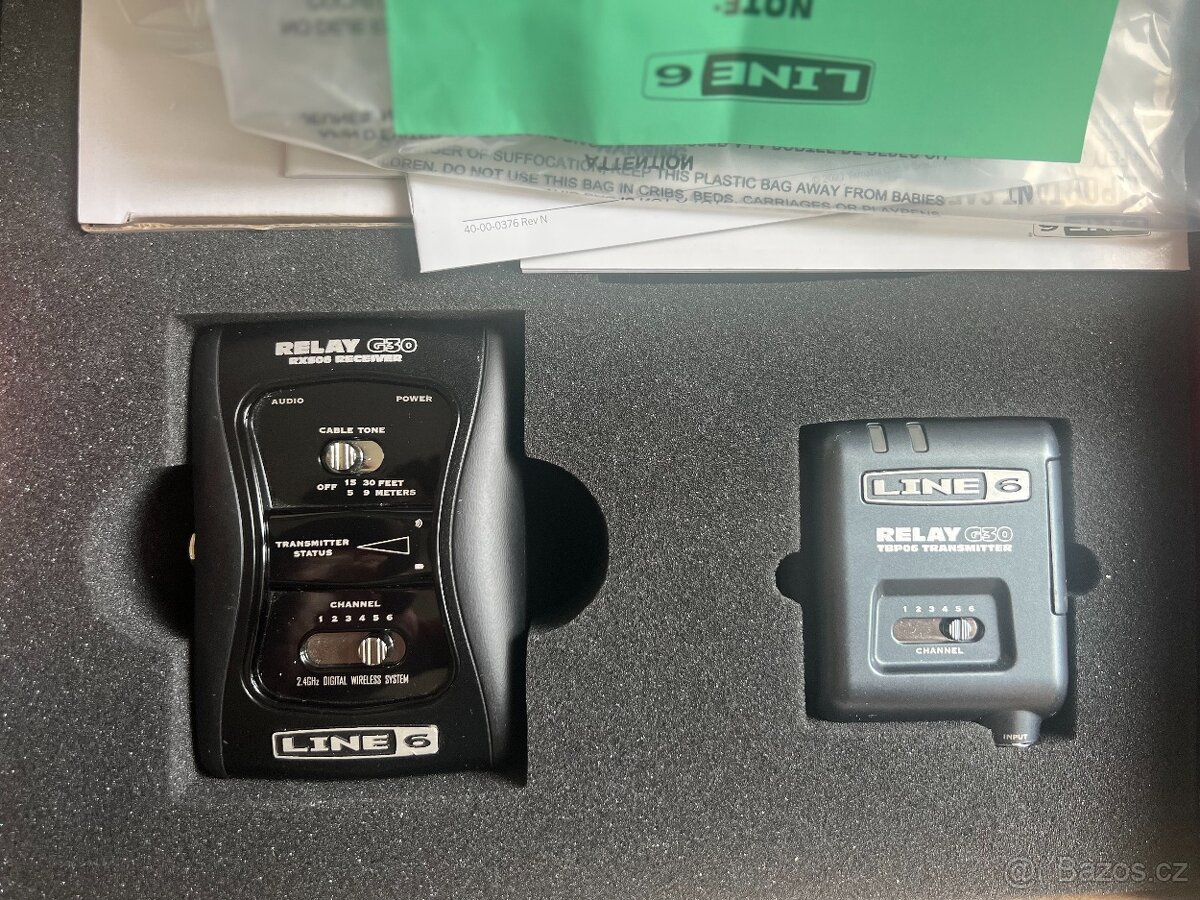 PRODÁM VYSÍLAČKU LINE6 G30 WIRELESS