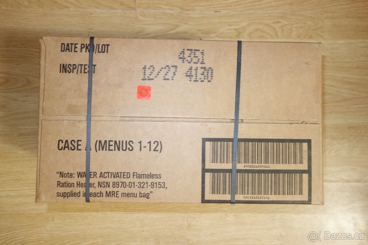 US MRE - Neotevrena bedna - 12/2027