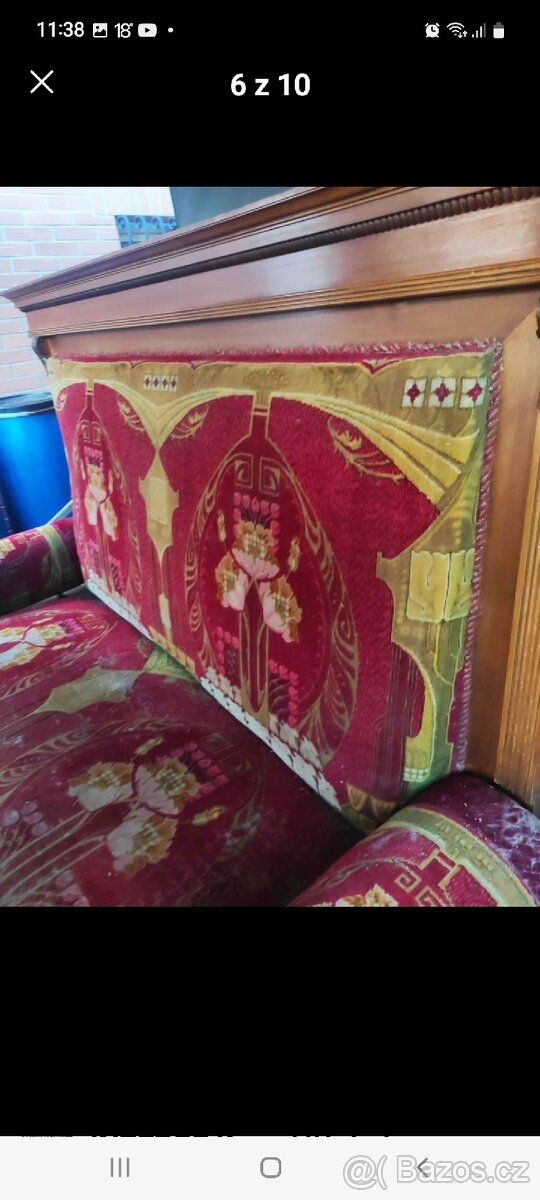 PRODÁM STAROŽITNOU POHOVKU (SOFA)