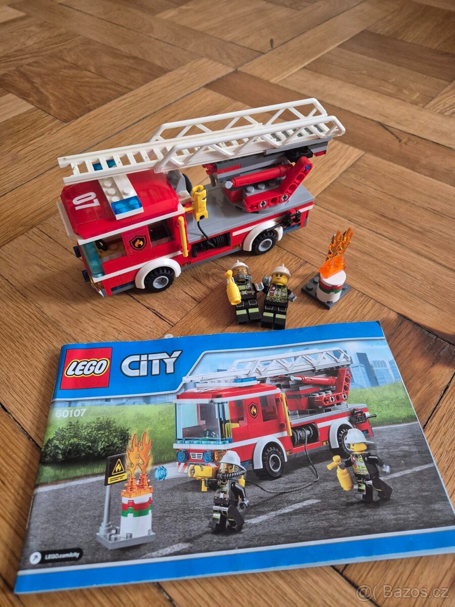 LEGO City 60107 Hasičské auto s žebříkem