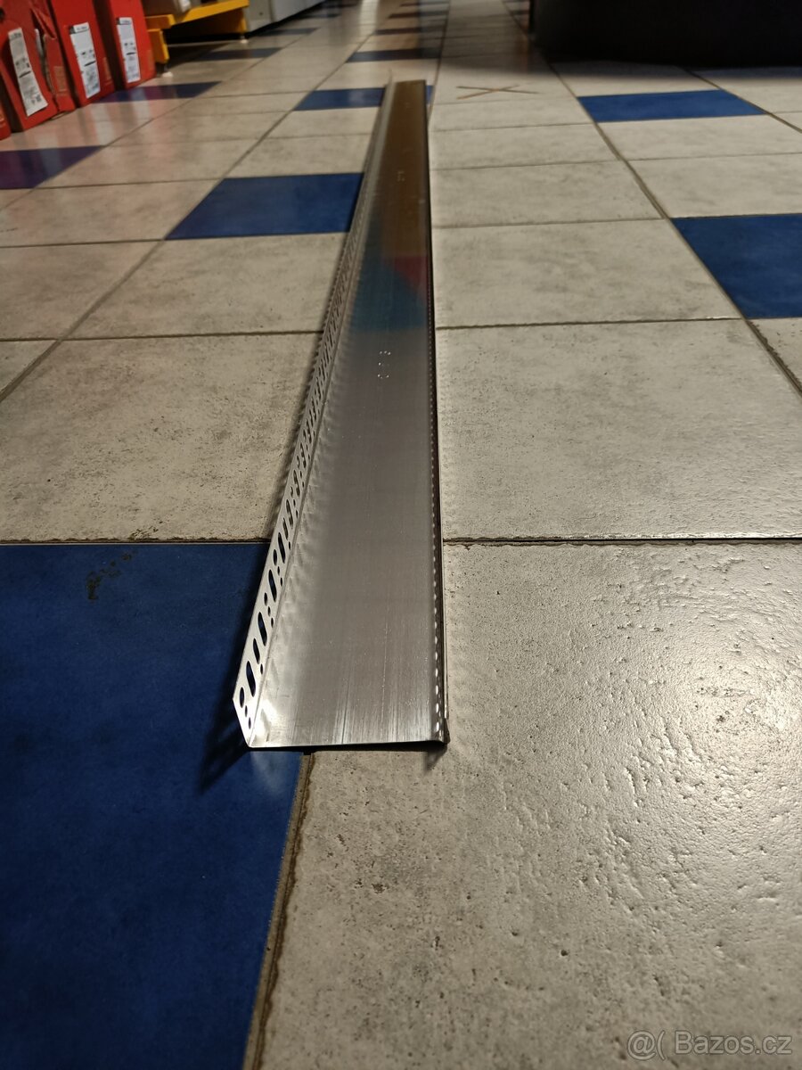 Soklová lišta - Zakládací profil AL 12cm/2m