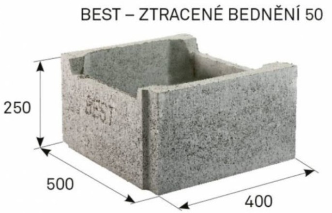 Ztracené bendění 400 x 500 x 250