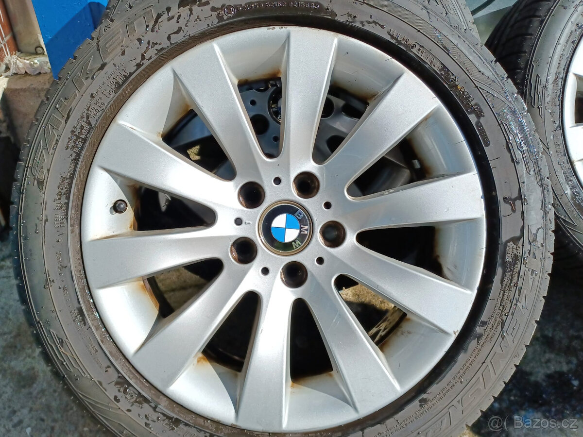 Prodám sadu ALU kol BMW 5x120, 7,5Jx17, ET20, 225/50R17