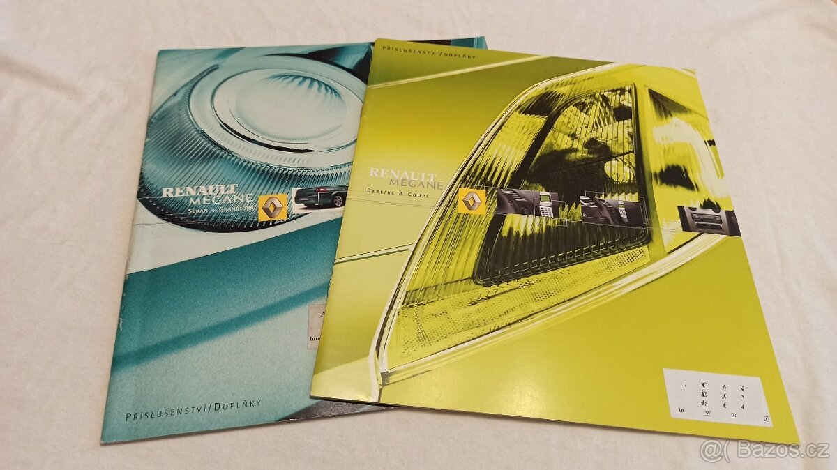 Renault MÉGANE 2 hatchback sedan prospekty příslušenství 2ks