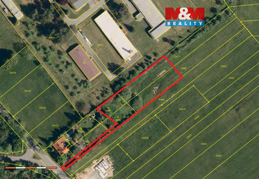 Prodej pozemku k bydlení v Hostašovicích