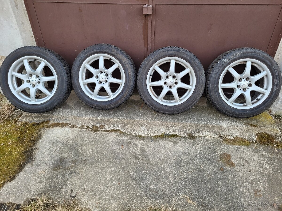 Zimní sada 5x100 s pneu 205/55/16