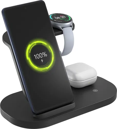 3in1 nabíječka Wireless Charger pro Samsung černá
