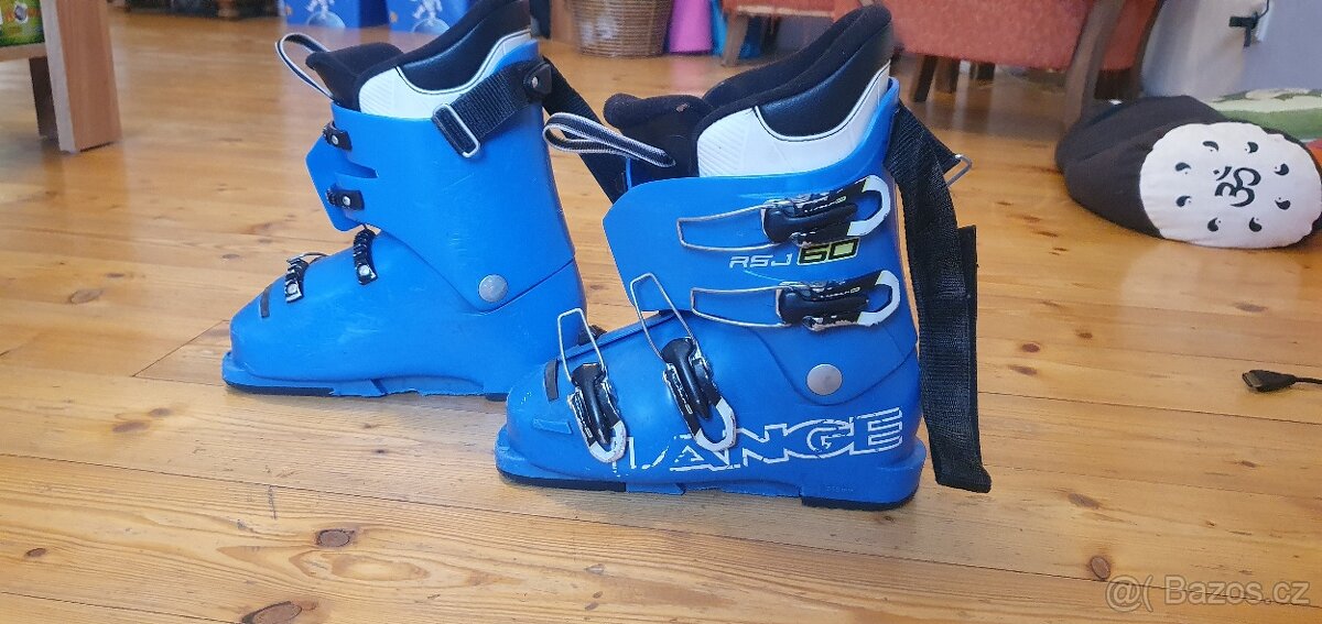 Dětské lyžáky Lange RSJ60 - délka stélky 225mm 22,5cm