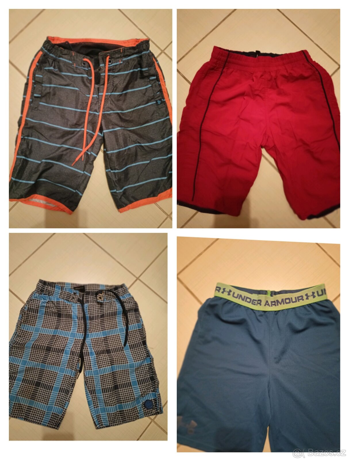 kraťasy zn.Sam,vše vel.12-15 let, plavky