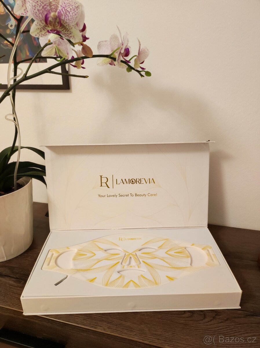 Světelná LED obličejová maska Lamorevia/LED light therapy ma