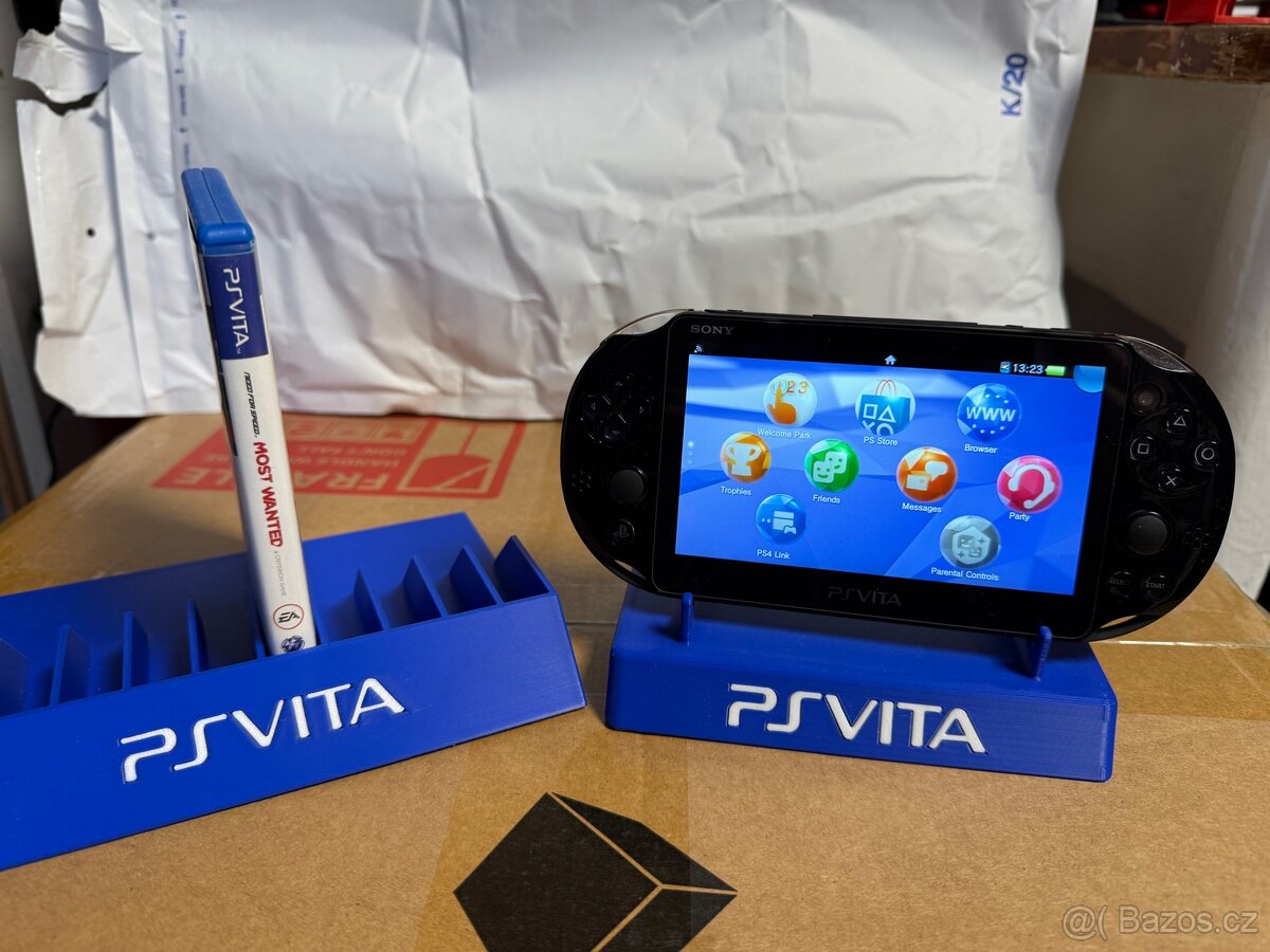 Stojánek na PS Vita, PlayStation Vita, na hry i na konzolu