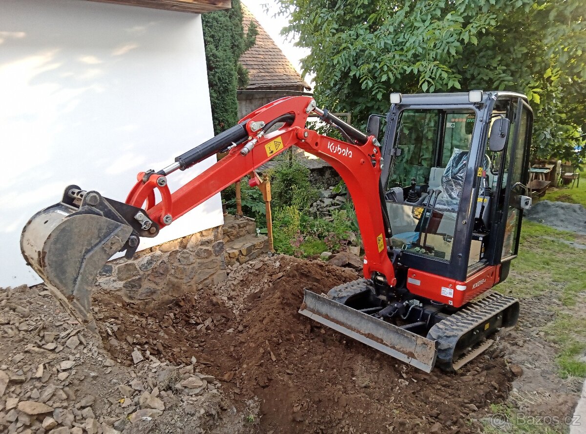 Výkopové práce minibarem