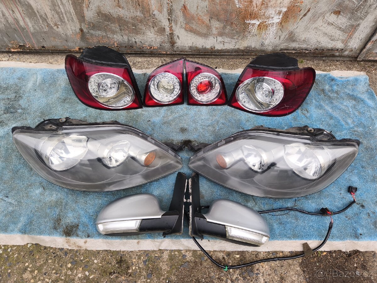 VW Golf 5 Plus světlo, zrcátko