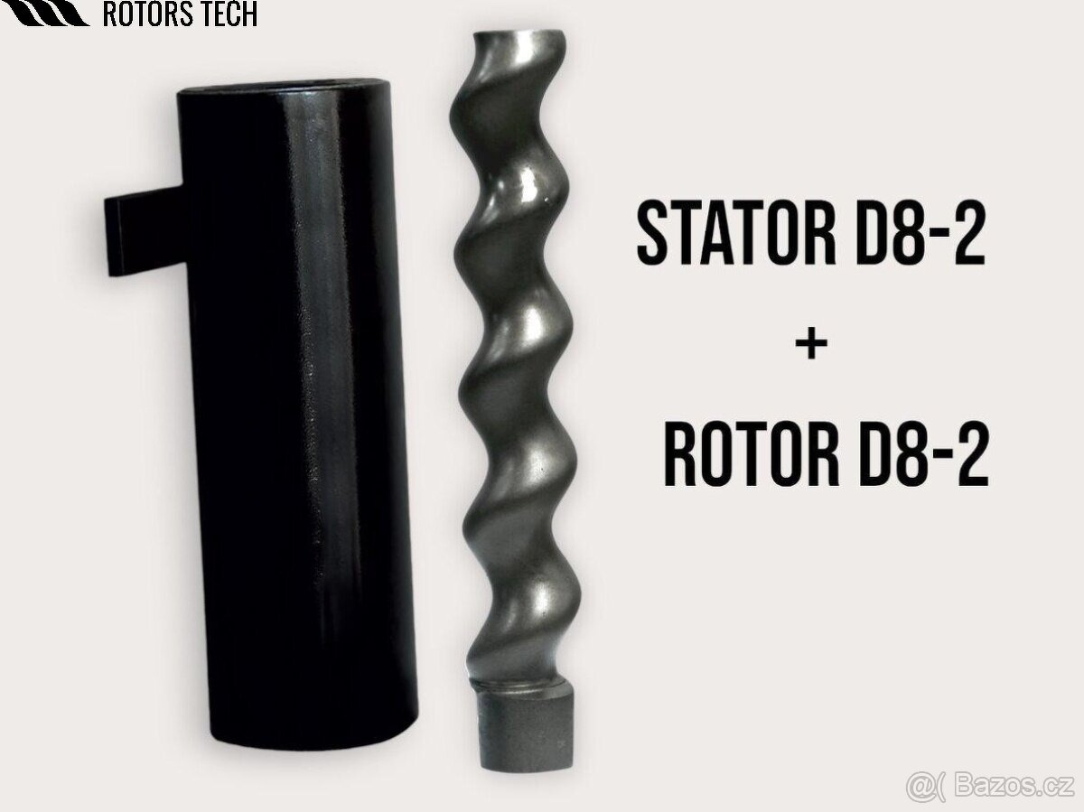 Šnekové čerpadlo Rotor D8-2 + Stator D8-2