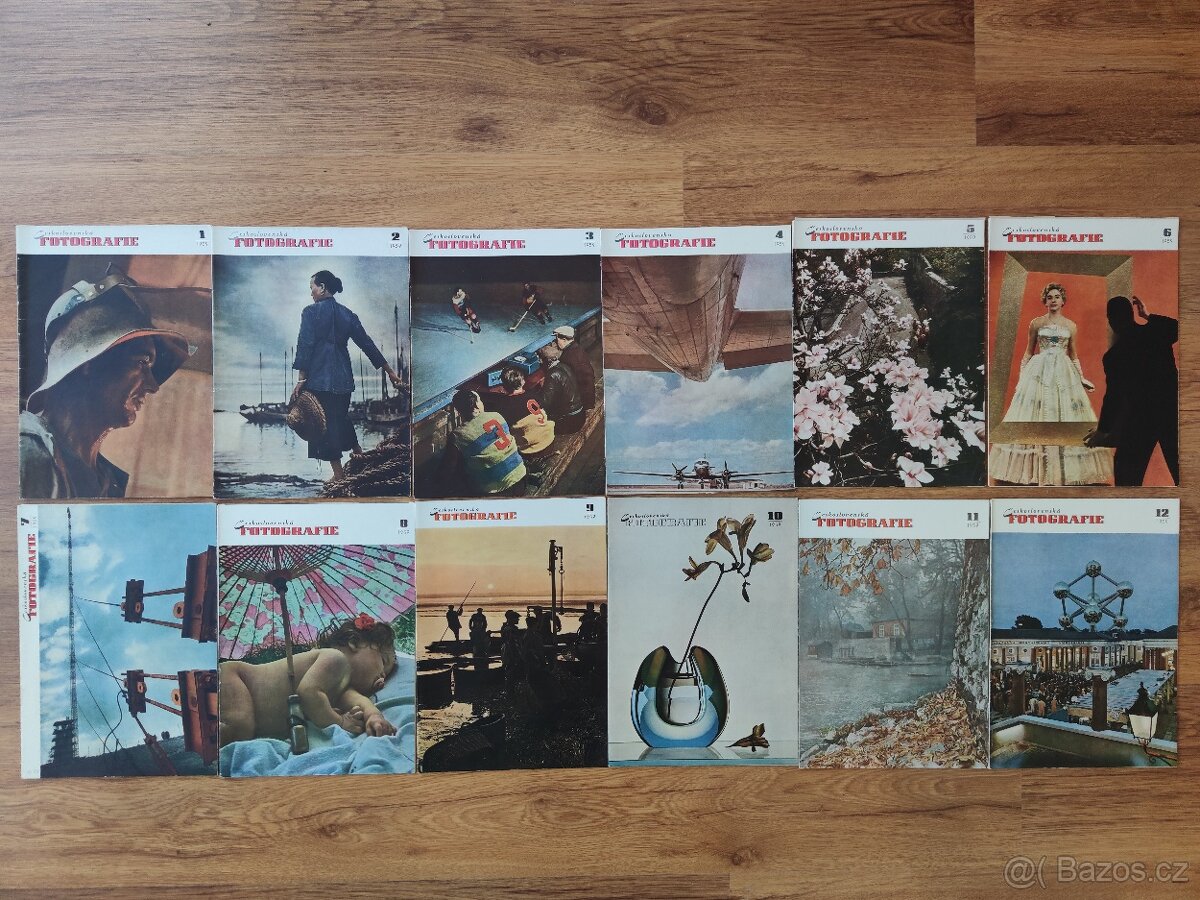 Československá fotografie 1956, 1957, 1958, 1959, 1960, 1961