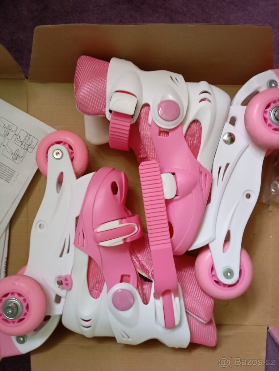 Dětské in-line brusle TRISKATE s nastavitelnou vel. (27-30)