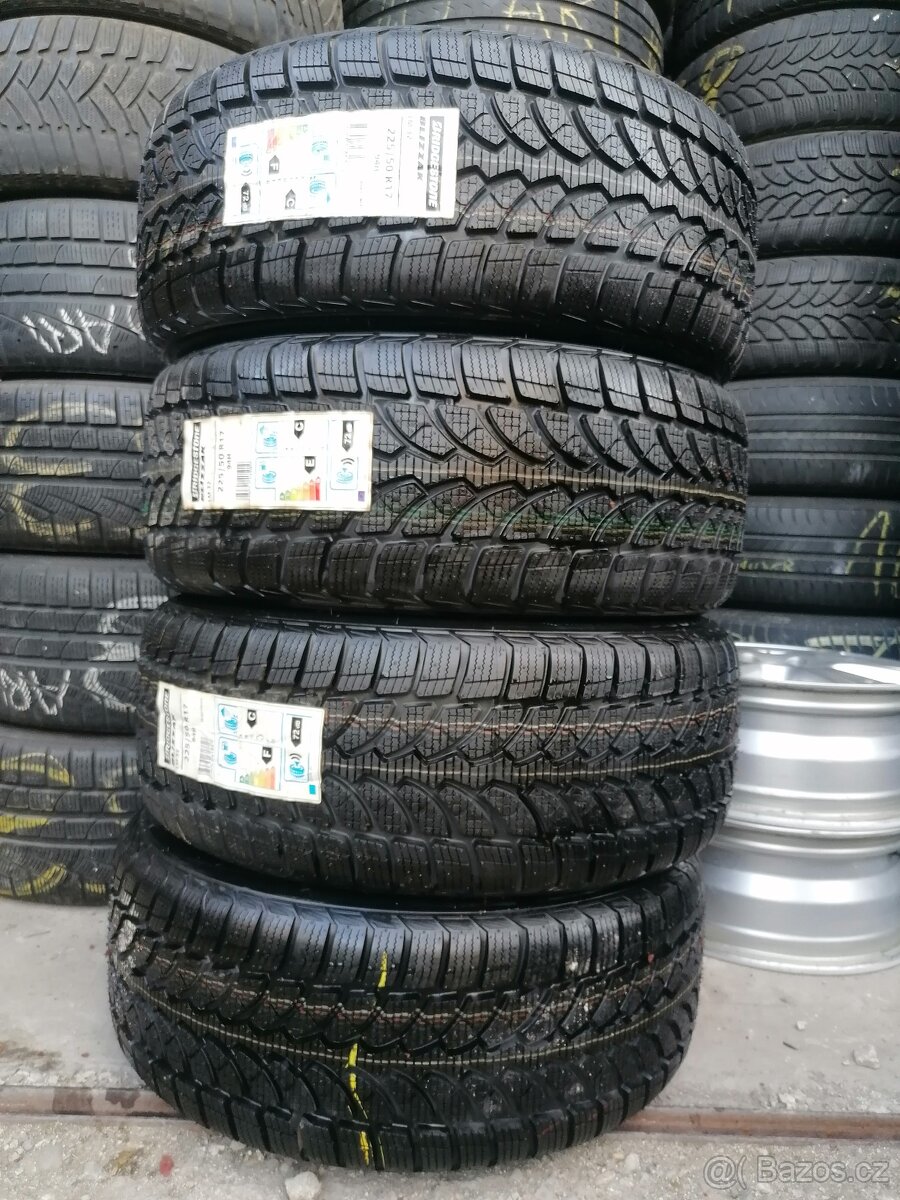 Zimní pneu = 225/50 R17 = BRIDGESTONE = NOVÉ