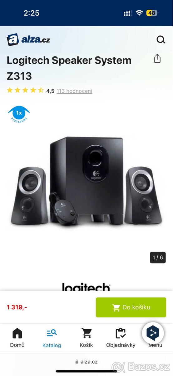 Logitech Speaker System Z313