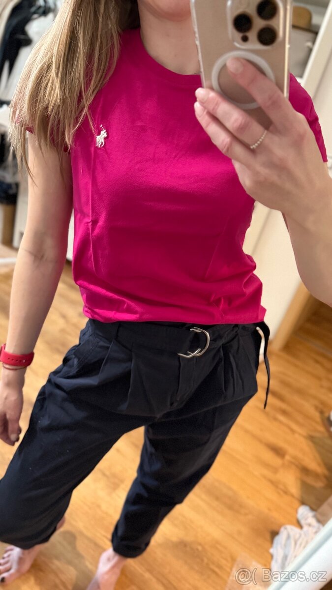 Dámské růžové triko Ralph Lauren