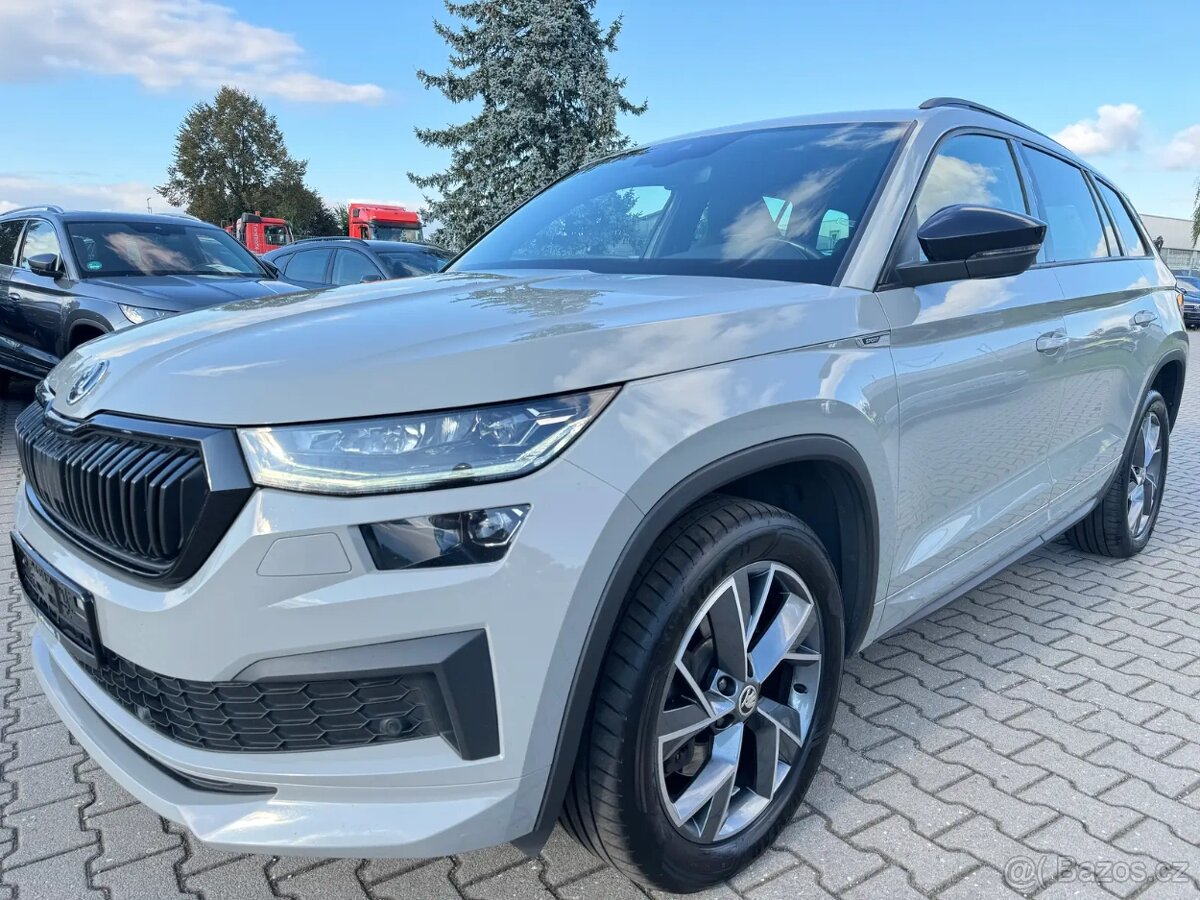 Škoda Kodiaq 4x4 sportline 2.0TDi 147kw,tažné,virtual,DCC
