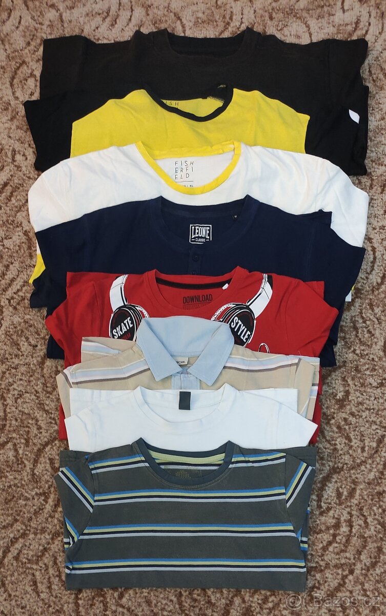 Pánská/chlapecká trika dlouhý rukáv (122-XL)