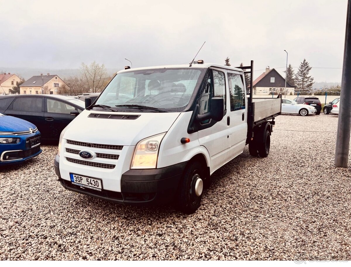 FORD TRANSIT – 2.0 TDCi – 6 míst – 3stranná sklopka