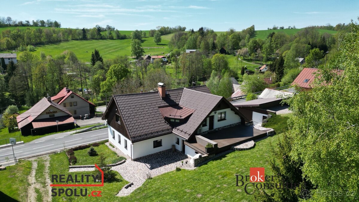 Prodej, domy/rodinný, 460 m2, 51301 Roprachtice, Semily [ID