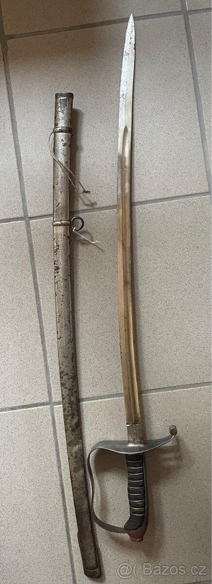 Rakousko-Uherská jezdecká šavle Důstojníka pěchoty