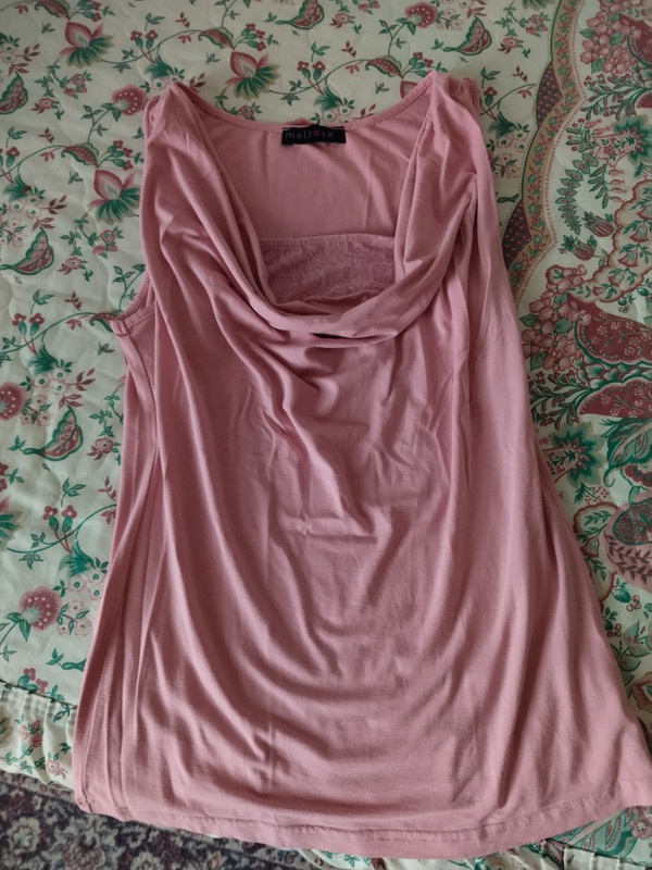 Dámské delsi tričko, top s vodou, vel. 40, Melrose