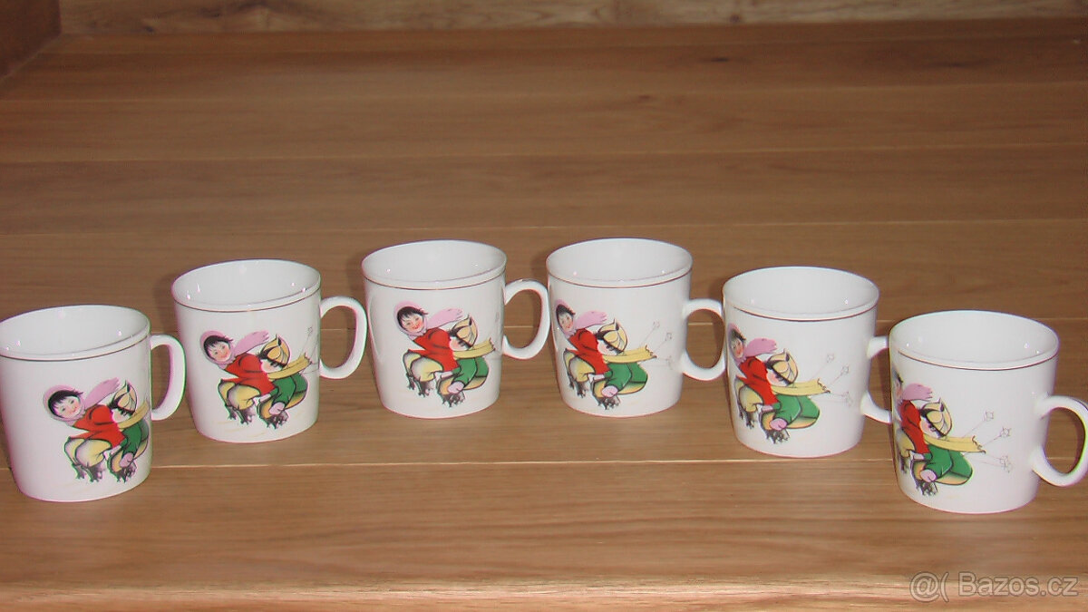 NOVÉ DĚTSKÉ HRNÍČKY - 6ks