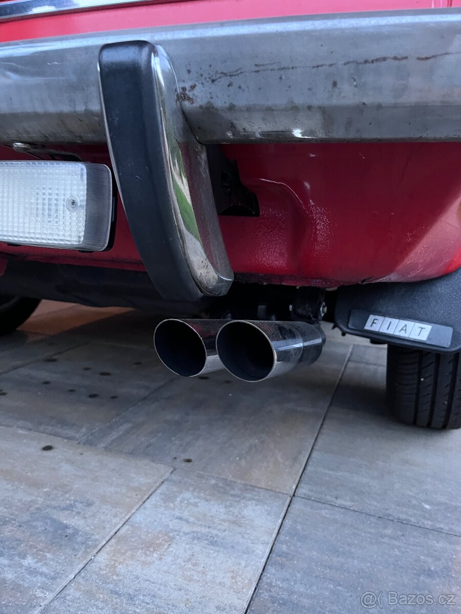 Fiat 128 Coupe sport výfuk