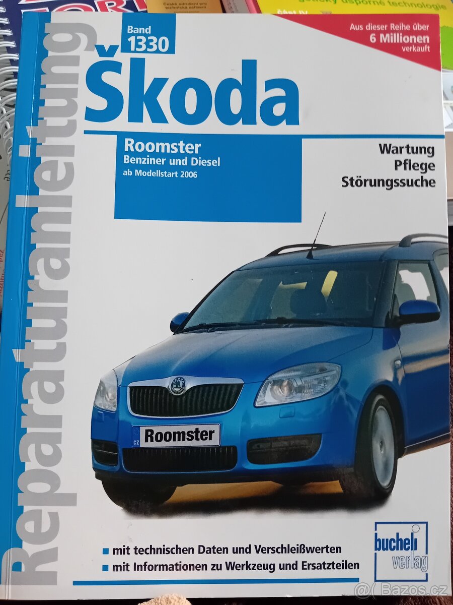 Prodám příručku Škoda Roomster.