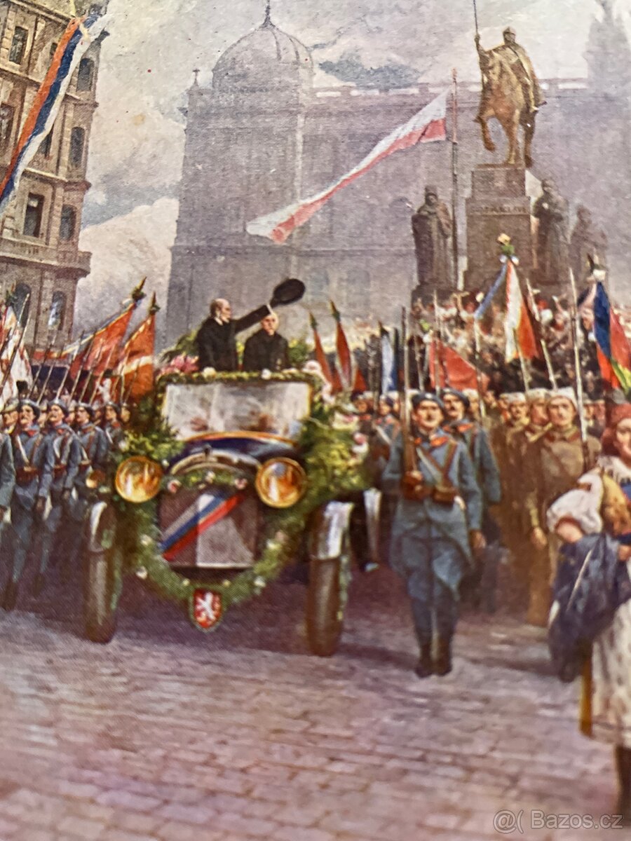Foto T.G.Masaryk Praha 1918