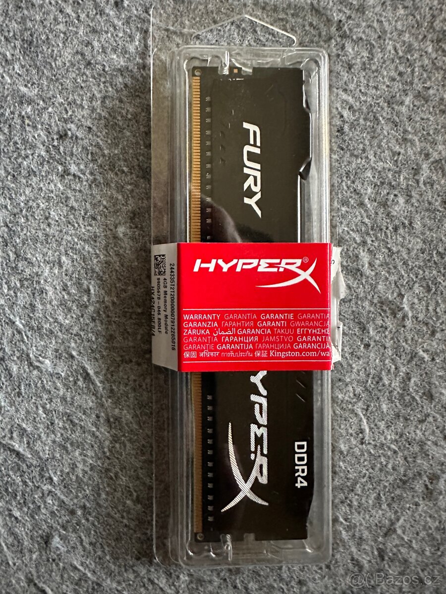 HyperX Fury DDR4 4 GB