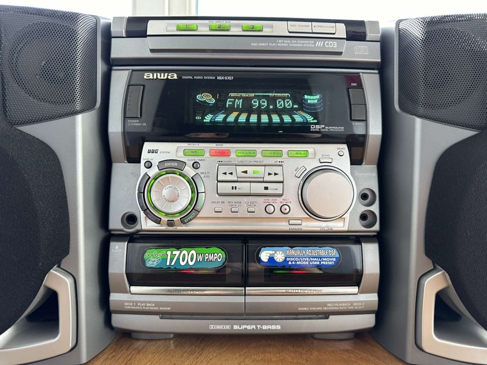 Hifi věž Aiwa NSX-S707 nebo NSX-S708.