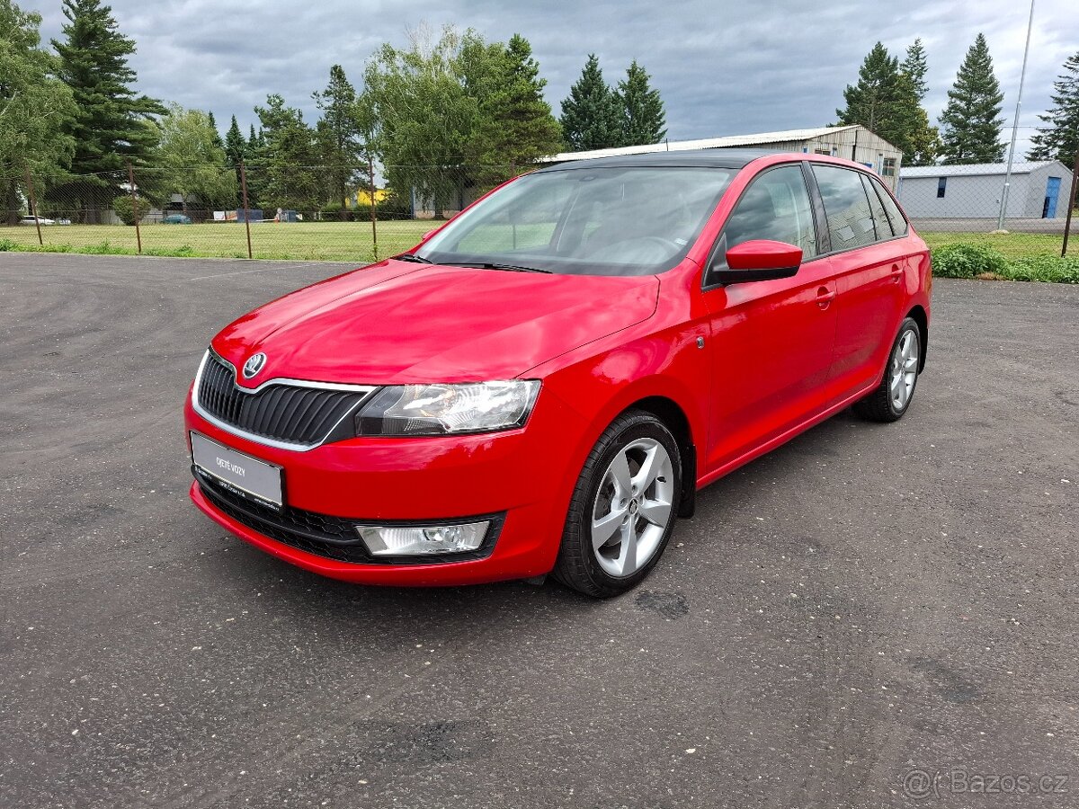 Škoda Rapid Sport 1.2TSi 77kW,Čr,nebourané,rozvody