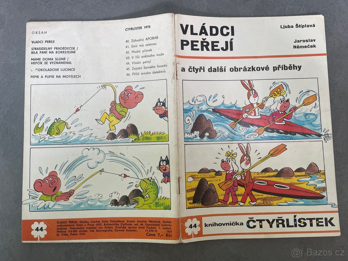 Čtyřlístek 44 - Vládci peřejí (1975)