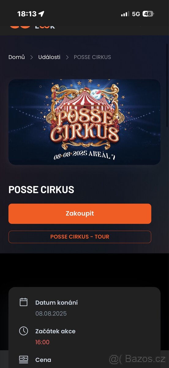 Posse cirkus listek
