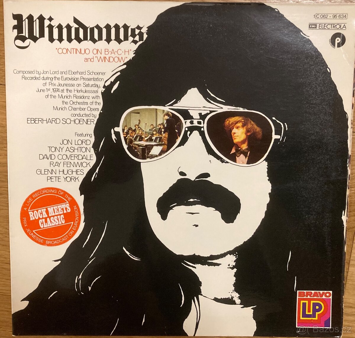 Prodám LP Jon Lord's Windows - Continuo  on Bach and Window