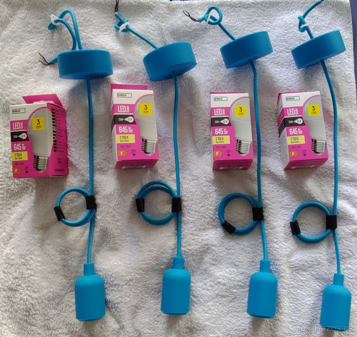 Závěsná stropní lampa 4KS - NOVÉ - sleva 40%