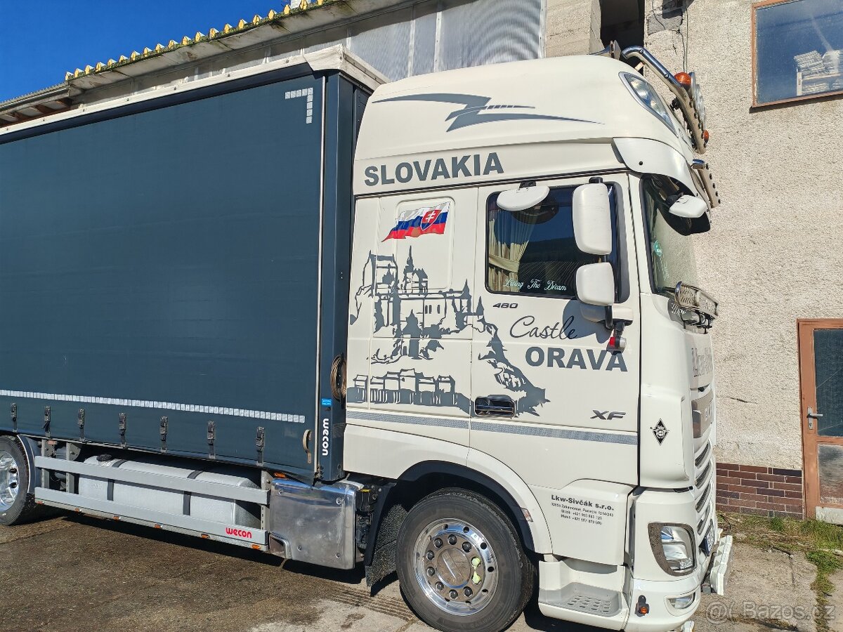 DAF  480SSC JUMBO priechodza suprava 120cbm