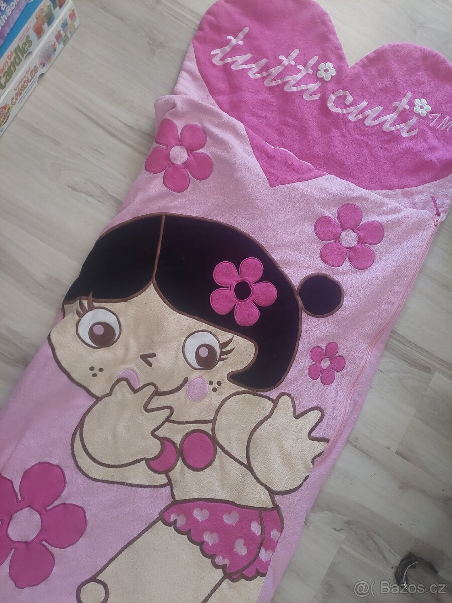 Pěkný TEPLÝ DĚTSKÝ SPACÁK 6-10let