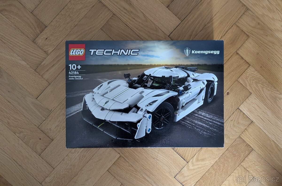 LEGO Technic 42184 Bílé hyperauto Koenigsegg Jesko Absolut
