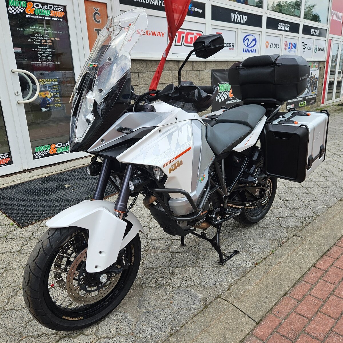KTM 1290 Super Adventure T, 3x kufr, padací rám